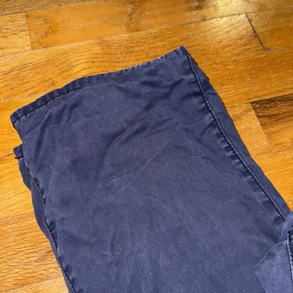 💥GAP KIDS BOYS NAVY BLUE LINED PANTS BOTTOMS 16 REG COTTON CHINO 2016 Collection - Picture 3 of 12